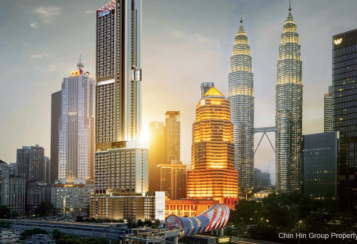 Dawn KLCC building façade